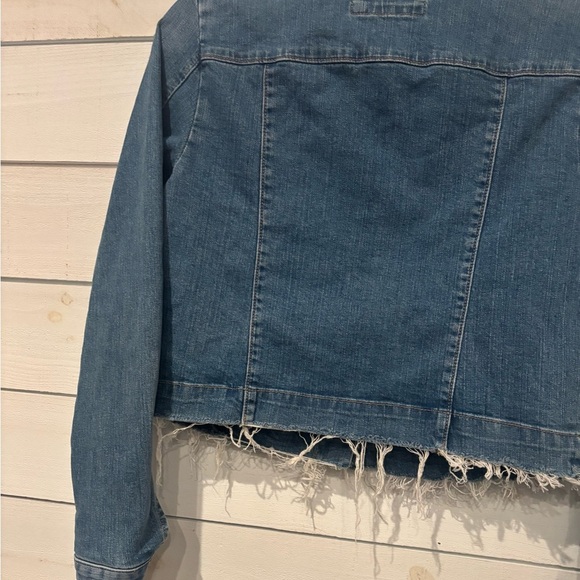 LOFT Blue Jean Jacket Classic Denim Style - Picture 10 of 11